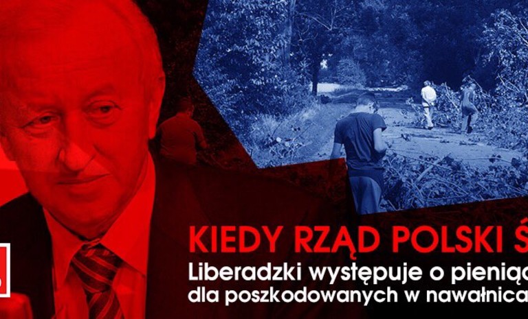Bogusław Liberadzki wnioskuje do unijnej komisarz o pomoc dla Polski 